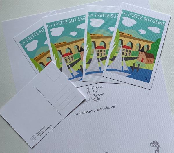 Mécénat 5 cartes postales - La Frette-sur-Seine - ETE