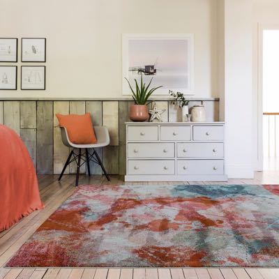 Bali 06 Blue Orange Multi