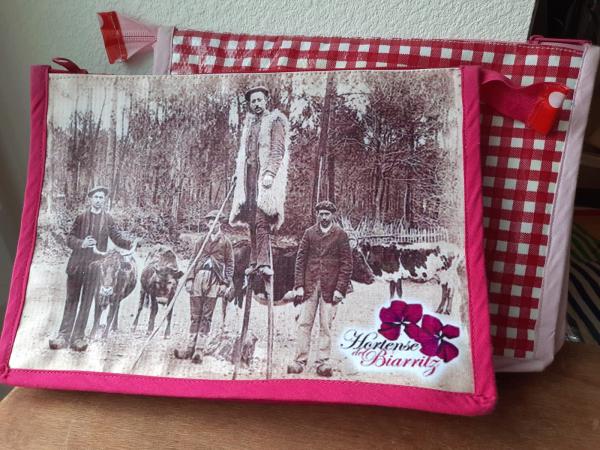 Trousse de toilette "Fermiers landais" - fushia