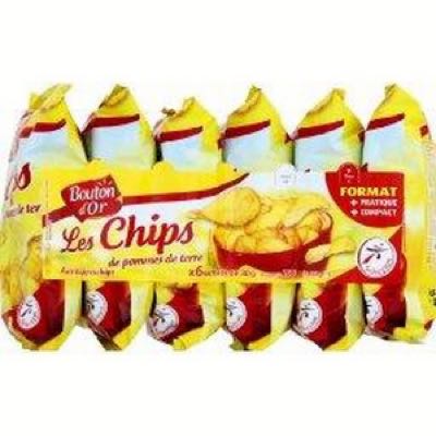 CHIPS NATURE B. D’OR 6x30G 