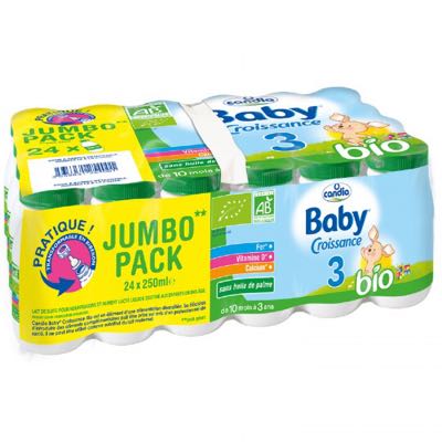 BABY CROISSANCE BIO CANDIA x24