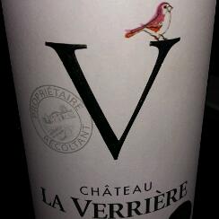 2017 CHÂTEAU LA VERRIÈRE ROT  BORDEAUX SUPÉRIEUR