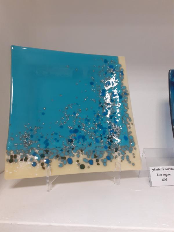 Assiette carrée Ref 54