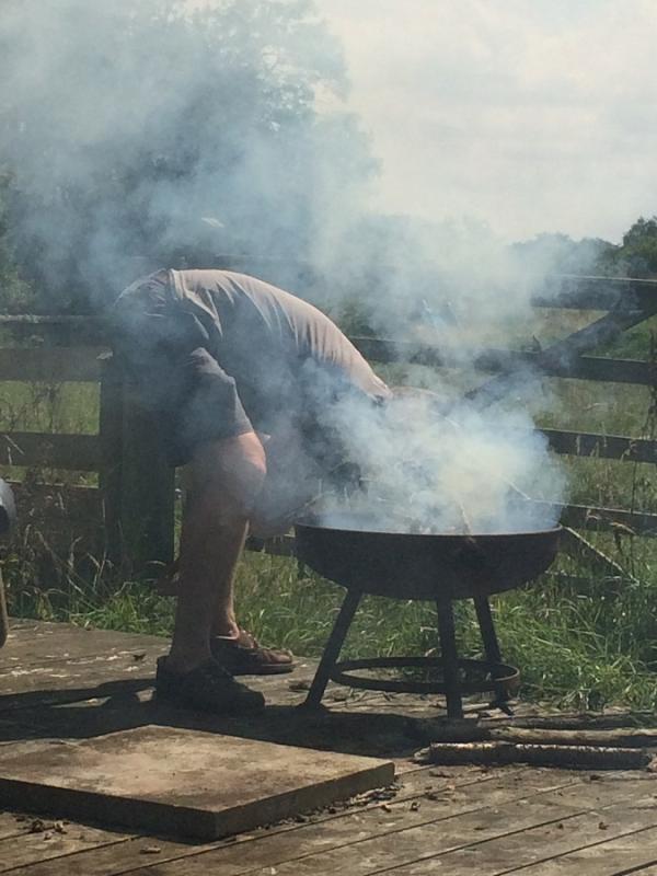 Fire Pit With Halo Grill per night