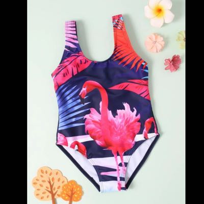 Maillot De Bain Une Pièce Imprimer Flamant 