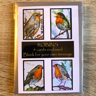 Robins (4 Different Cards - See Image)