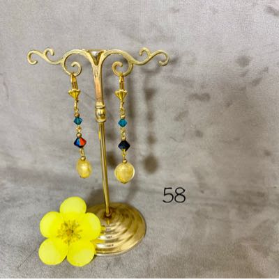 Bo N 58 Métal Doré Swarovsk ski