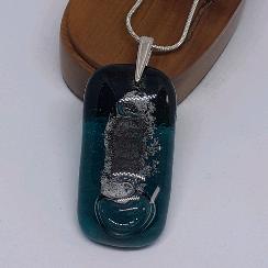 Turquoise bubble pendant