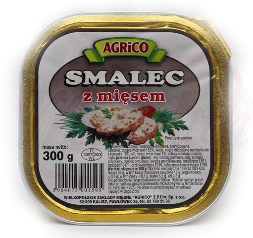 Strutto con carne "Smalec z miesem" 