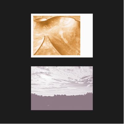 Carte A6 (Jaune fluo et argent)