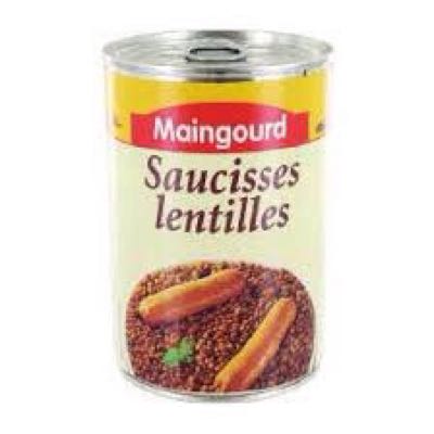 SAUCISSE LENTILLE MAINGOURD 4/4
