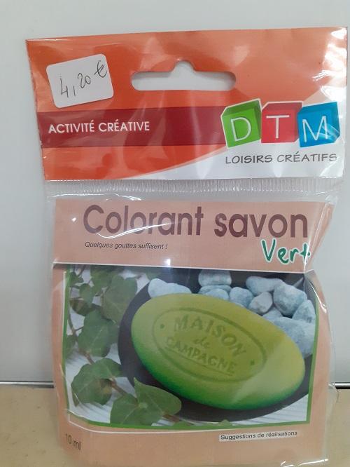 colorant savon 