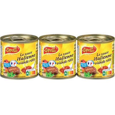 SAUCE ITALIENNE 3x95G