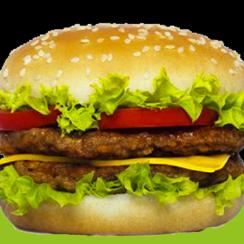 double cheese burger