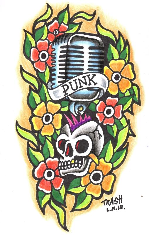 Punk Microphone Limited Edition Print 