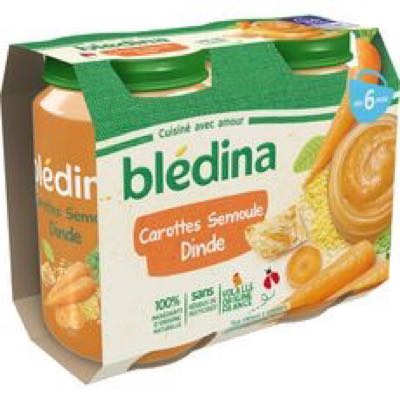 BLEDINA CAROTTE DINDE 2x200G