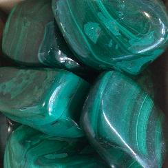 malachite (pierre roulée) 