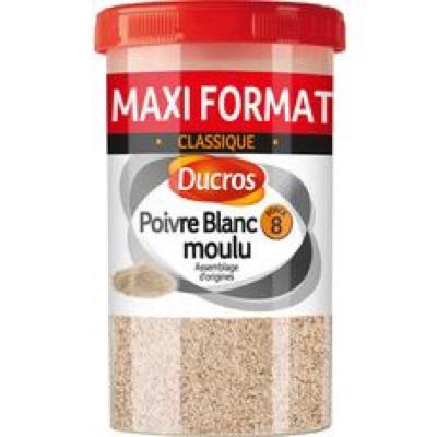 POIVRE BLANC MOULU DUCROS 90G