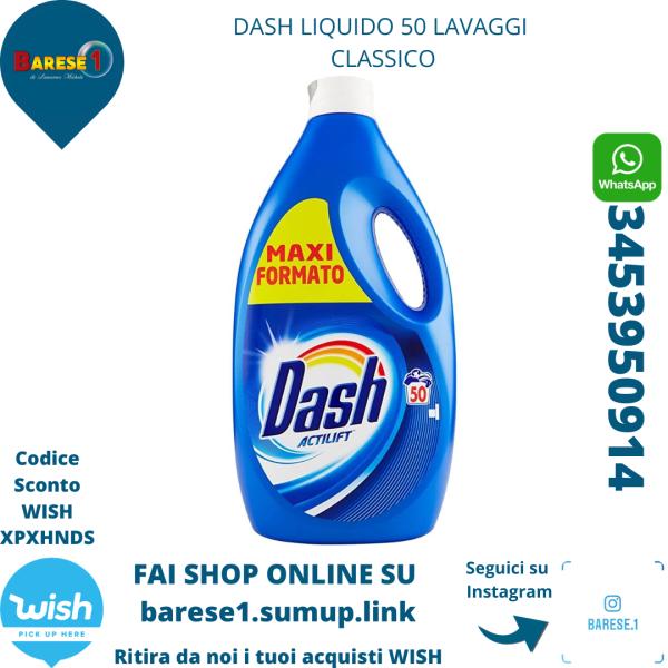 DASH LIQUIDO 50 LAVAGGI