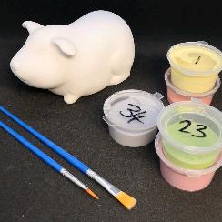 Guinea pig painting kit, firing required